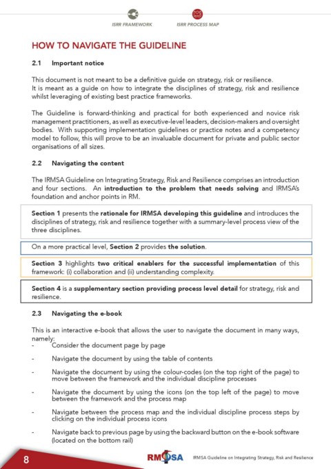 Page 8 - IRMSA Guidelines